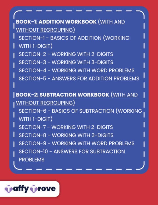 Addition and Subtraction Workbook